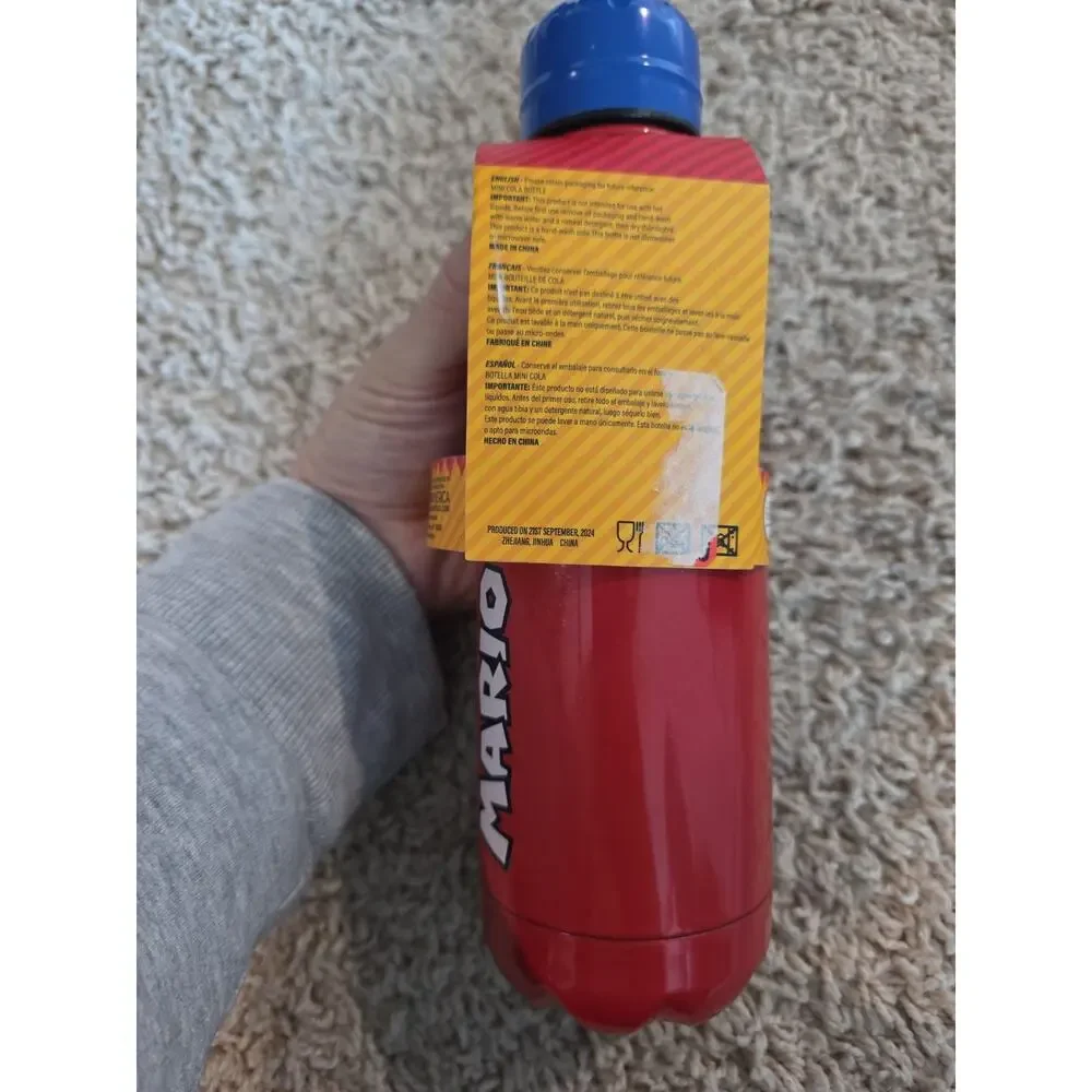 Super Mario Mini Cola Bottle 19oz/540ml